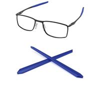 PapaViva 140mm Length Replacement Ear Socks for Oakley Socket 5.0 OX3217 / Socket 5.5 OX3218 - Blue