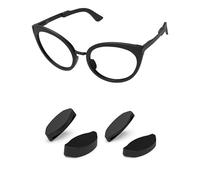 PapaViva 2 Pairs Replacement Nose Pads for Oakley Frogskin Range OO9284 - Black