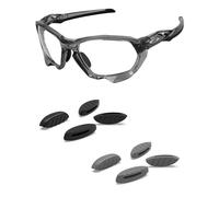 PapaViva 4 Pairs Replacement Nose Pads for Oakley Clifden OO9440 56mm - Black & Grey