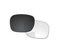 PapaViva Replacement Lenses Compatible with Arnette Lock Up AN3045 Sunglass Eclipse Gray Photochromic Non-polarized