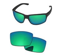 PapaViva Replacement Lenses Compatible with Oakley Gibston OO9449 Sunglass Emerald Green Pro+ Anti-reflective Polarized