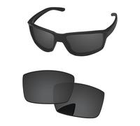 PapaViva Replacement Lenses Compatible with Oakley Gibston OO9449 Sunglass Solid Black Non-polarized