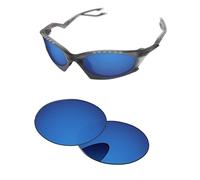 PapaViva Replacement Lenses Compatible with Oakley Plantaris OO9437 63mm Sunglass Deep Water Pro+ Anti-reflective Polarized