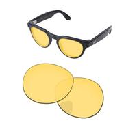 PapaViva Replacement Lenses Compatible with Ray-Ban Meta Headliner RW4009 50mm Sunglass HD Yellow Non-polarized