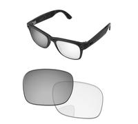 PapaViva Replacement Lenses Compatible with Ray-Ban Meta RW4006 50mm Sunglass Eclipse Silver Shield Photochromic Pro+