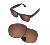PapaViva Replacement Lenses Compatible with Ray-Ban Meta RW4008 53mm Sunglass Copper Brown Pro+ Anti-fog Polarized