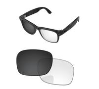 PapaViva Replacement Lenses Compatible with Ray-Ban RW4012 & RW4006 50mm Sunglass Eclipse Gray Photochromic Pro+ Anti-fog