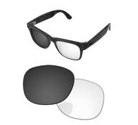 PapaViva Replacement Lenses Compatible with Ray-Ban RW4012 & RW4008 53mm Sunglass Eclipse Gray Photochromic Pro+ Anti-fog