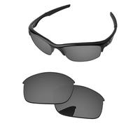 PapaViva Replacement Lenses for Oakley Bottle Rocket OO9164 62mm Sunglass Black Chrome Pro+ Anti-reflective Polarized