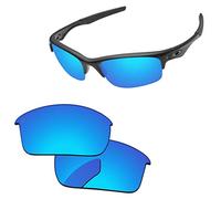PapaViva Replacement Lenses for Oakley Bottle Rocket OO9164 62mm Sunglass Ice Blue Pro+ Anti-reflective Polarized