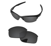 PapaViva Replacement Lenses for Oakley Bottle Rocket OO9164 62mm Sunglass Solid Black Pro+ Anti-fog Polarized