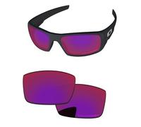 PapaViva Replacement Lenses for Oakley Crankshaft OO9239 60mm Sunglass Midnight Sun Polarized