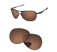 PapaViva Replacement Lenses for Oakley Crosshair New 2012 OO4060 61mm Sunglass Copper Brown Pro+ Anti-fog Polarized