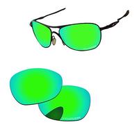 PapaViva Replacement Lenses for Oakley Crosshair New 2012 OO4060 61mm Sunglass Emerald Green Polarized