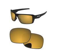 PapaViva Replacement Lenses for Oakley Double Edge OO9380 Bronze Golden - Polarized