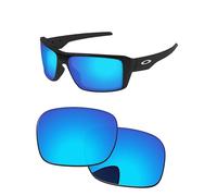 PapaViva Replacement Lenses for Oakley Double Edge OO9380 Pro+ Ice Blue Polarized