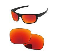 PapaViva Replacement Lenses for Oakley Drop Point OO9367 Sunglasses Frame Fire Red - Polarized