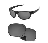PapaViva Replacement Lenses for Oakley Drop Point OO9367 Sunglasses Frame Pro+ Black Chrome Polarized