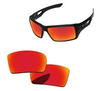 PapaViva Replacement Lenses for Oakley Eyepatch 1&2 OO9136 Fire Red