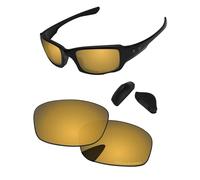 PapaViva Replacement Lenses for Oakley Fives Squared OO9238 54mm Sunglass Bronze Gold Polarized