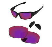 PapaViva Replacement Lenses for Oakley Fives Squared OO9238 54mm Sunglass Midnight Sun Polarized