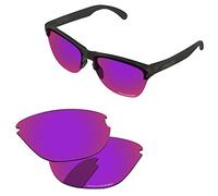 PapaViva Replacement Lenses for Oakley Frogskins Lite OO9374 Sunglasses Frame Midnight Sun - Polarized