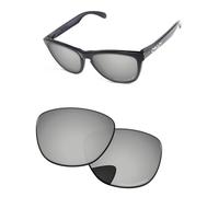 PapaViva Replacement Lenses for Oakley Frogskins OO9013 55mm Sunglass Chrome Silver Polarized