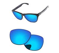 PapaViva Replacement Lenses for Oakley Frogskins OO9013 55mm Sunglass Ice Blue Polarized