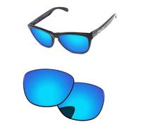 PapaViva Replacement Lenses for Oakley Frogskins OO9013 55mm Sunglass Ice Blue Pro+ Anti-reflective Polarized