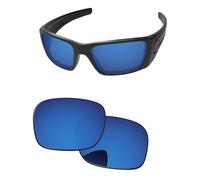 PapaViva Replacement Lenses for Oakley Fuel Cell OO9096 60mm Sunglass Deep Water Pro+ Anti-reflective Polarized