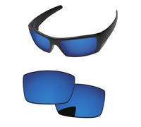 PapaViva Replacement Lenses for Oakley Gascan OO9014 60mm Sunglass Deep Water Pro+ Anti-reflective Polarized