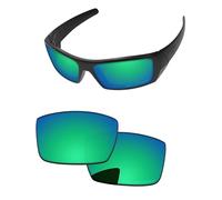 PapaViva Replacement Lenses for Oakley Gascan OO9014 60mm Sunglass Emerald Green Polarized