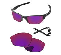 PapaViva Replacement Lenses for Oakley Half Jacket 2.0 OO9144 62mm Sunglass Midnight Sun Pro+ Anti-reflective Polarized