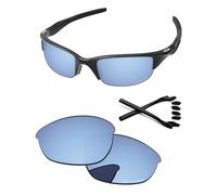 PapaViva Replacement Lenses for Oakley Half Jacket 2.0 OO9144 62mm Sunglass Sapphire Blue Polarized