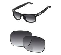 PapaViva Replacement Lenses for Oakley Holbrook Mix OO9384 Grey Gradient - Polarized
