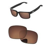 PapaViva Replacement Lenses for Oakley Holbrook OO9102 55mm Sunglass Copper Brown Non-polarized
