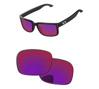 PapaViva Replacement Lenses for Oakley Holbrook OO9102 55mm Sunglass Midnight Sun Pro+ Anti-reflective Polarized
