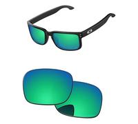 PapaViva Replacement Lenses for Oakley Holbrook XL OO9417 59mm Sunglass Emerald Green Polarized