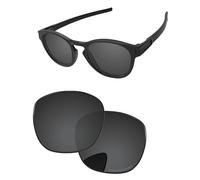 PapaViva Replacement Lenses for Oakley Latch OO9265 Black Grey - Polarized