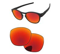 PapaViva Replacement Lenses for Oakley Latch OO9265 Fire Red