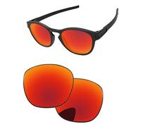 PapaViva Replacement Lenses for Oakley Latch OO9265 Fire Red - Polarized