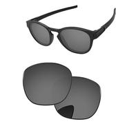PapaViva Replacement Lenses for Oakley Latch OO9265 Pro+ Black Chrome Polarized