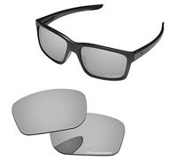 PapaViva Replacement Lenses for Oakley Mainlink OO9264-57mm Sunglasses Frame Chrome Silver - Polarized