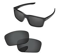 PapaViva Replacement Lenses for Oakley Mainlink OO9264-57mm Sunglasses Frame Pro+ Black Grey Polarized
