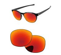 PapaViva Replacement Lenses for Oakley Reedmace OO9126 Fire Red - Polarized