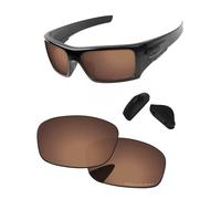 PapaViva Replacement Lenses for Oakley Si Ballistic Det Cord OO9253 Copper Brown - Polarized