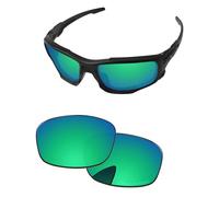PapaViva Replacement Lenses for Oakley Si Ballistic Shocktube OO9329 Bluish Green - Polarized
