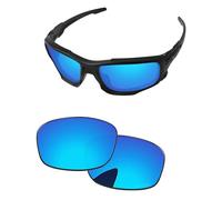 PapaViva Replacement Lenses for Oakley Si Ballistic Shocktube OO9329 Ice Blue - Polarized