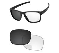PapaViva Replacement Lenses for Oakley Sliver XL OO9341 Sunglass Pro+ Eclipse Photochromic Anti-Fog