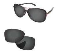PapaViva Replacement Lenses for Oakley Split Time OO4129 Black Grey - Polarized